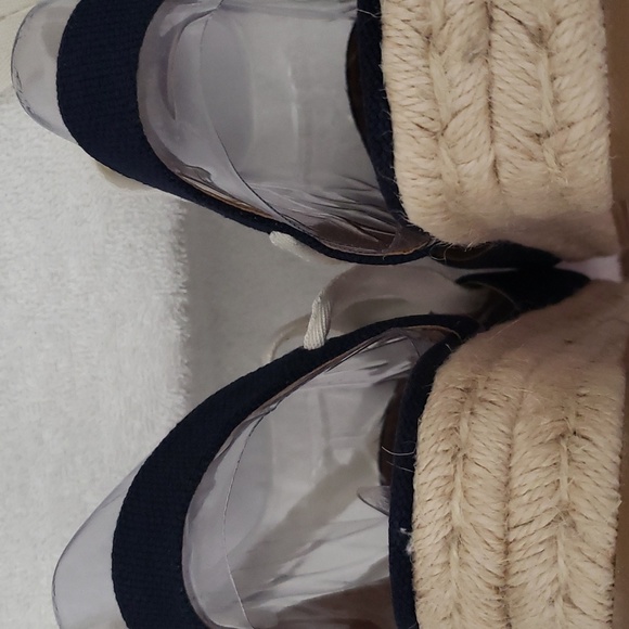 NWOT Ninewest Appaloosa Sling Back Lace-Tie Espadrille-Size 10 1/2 - Picture 7 of 8